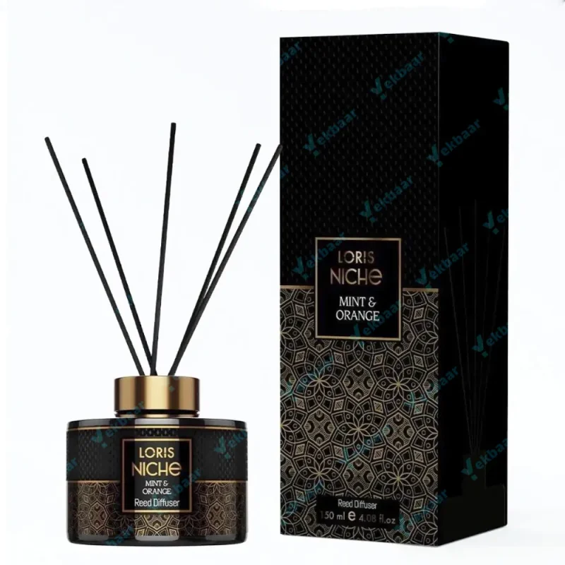 خوشبو کننده هوا لوریس اصل ترکیه - سری نیش Niche رایحه نعناع و پرتقال Mint & Orange حجم 150ml