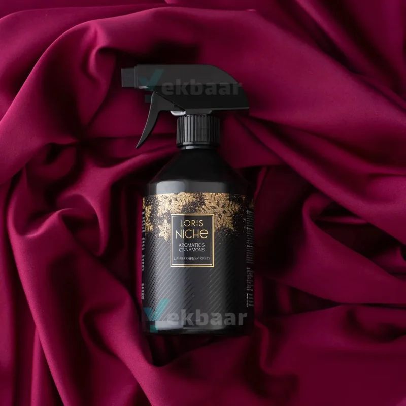 اسپری خوشبوکننده هوا لوریس سری نیش NICHE رایحه دارچین معطر Aromatic & Cinnamons حجم 500 میل