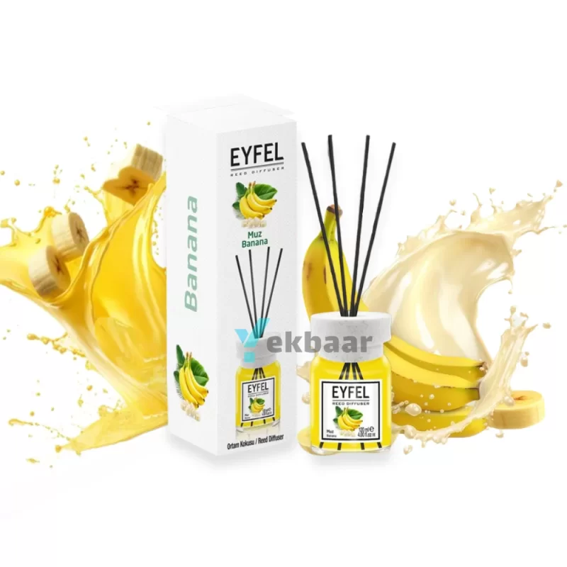 خوشبو کننده هوا ایفل اصل EYFEL رایحه موز Banana حجم 120ml