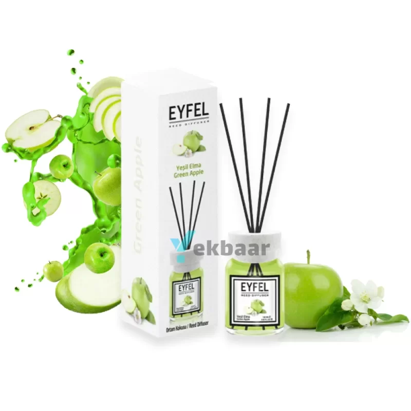 خوشبو کننده هوا ایفل اصل EYFEL رایحه سیب سبز Green Apple گرین اپل حجم 120ml