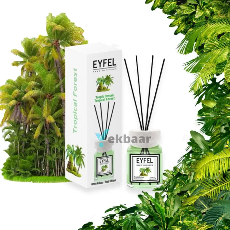 خوشبو کننده هوا ایفل اصل EYFEL رایحه جنگل استوایی Tropical Forest تروپیکال فارست حجم 120ml