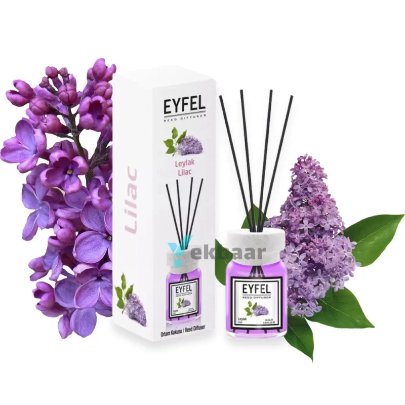 خوشبو کننده هوا ایفل اصل EYFEL رایحه یاس بنفش لیلاک Lilac حجم 120ml