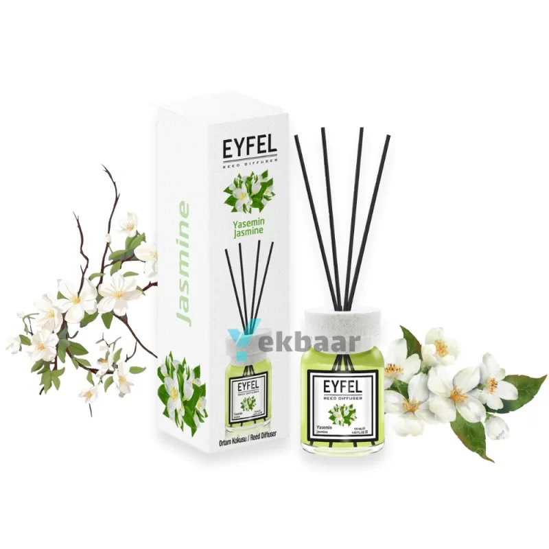 خوشبو کننده هوا ایفل اصل EYFEL رایحه گل یاس Jasmine (جسمین) حجم 120ml