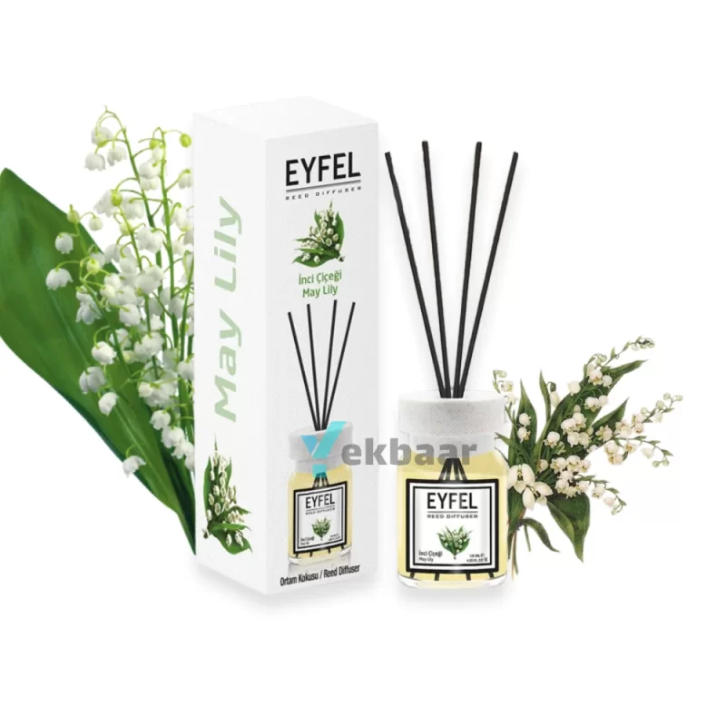 خوشبو کننده هوا ایفل اصل EYFEL رایحه گل مروارید May Lily (می لیلی) حجم 120ml