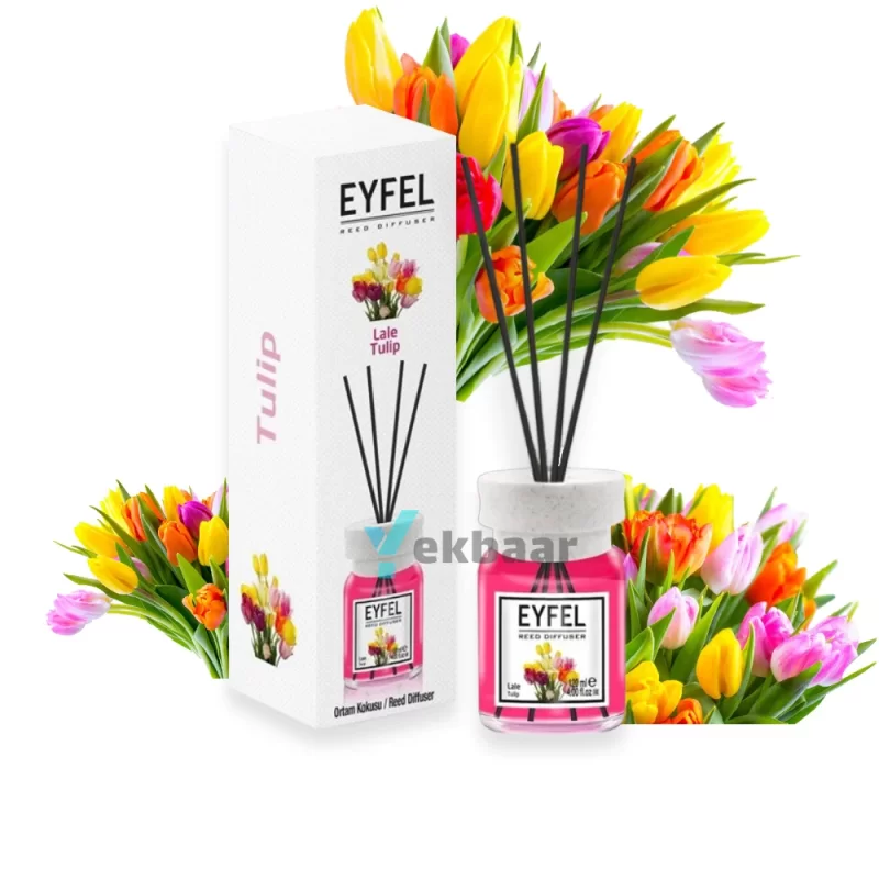 خوشبو کننده هوا ایفل اصل EYFEL رایحه گل لاله Tulip حجم 120ml