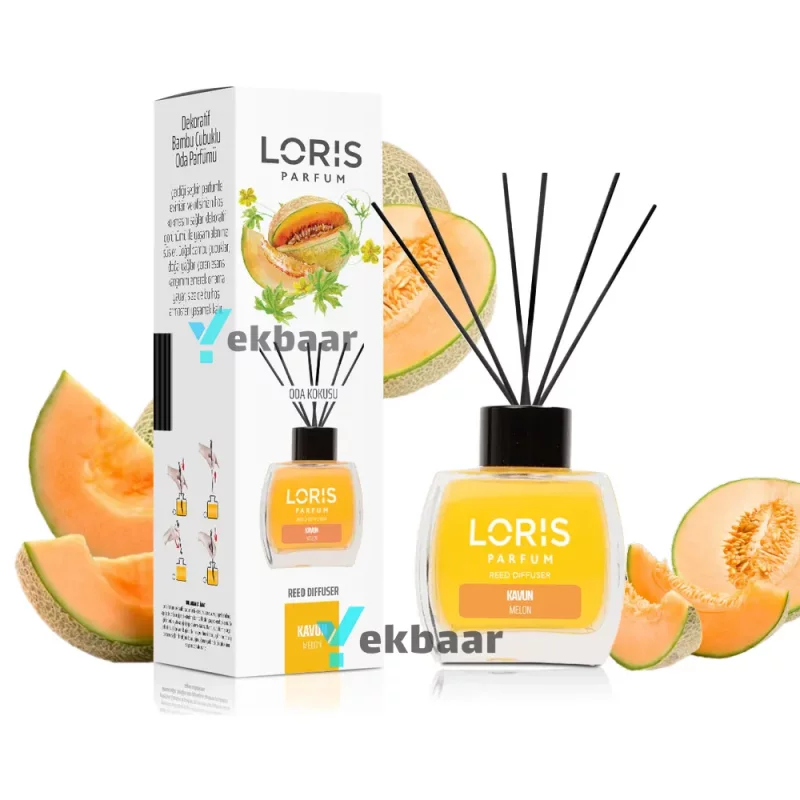 خوشبو کننده هوا لوریس LORIS رایحه طالبی Melon ملون حجم 120ml