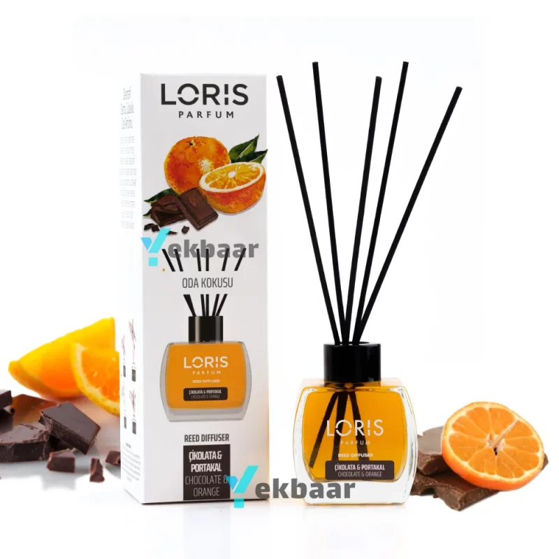 خوشبو کننده هوا لوریس LORIS رایحه پرتقال و شکلات Chocolate & Orange (چاکلت آرنج) حجم 120ml