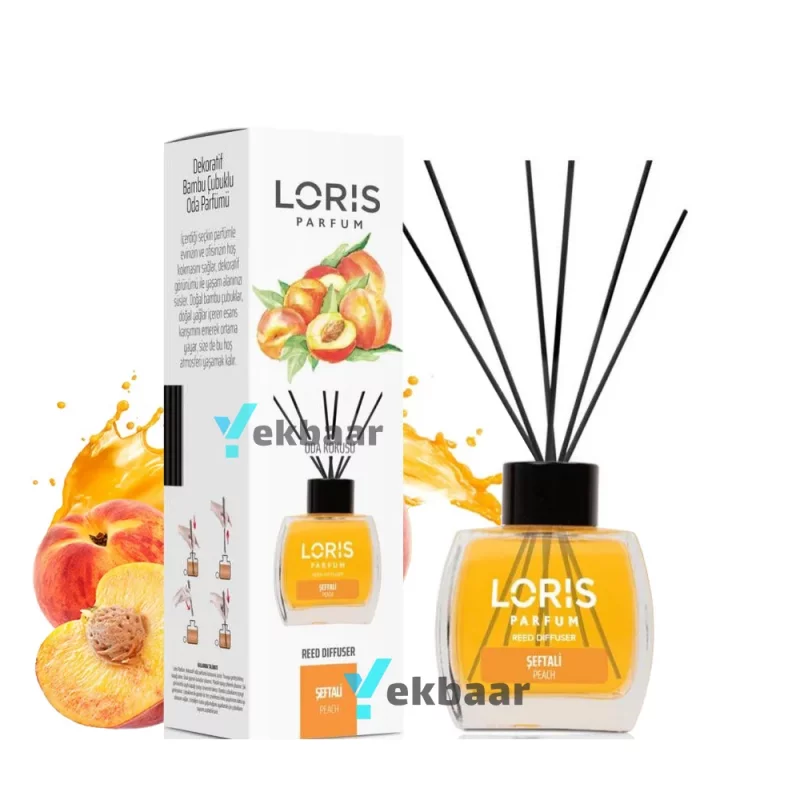خوشبو کننده هوا لوریس LORIS رایحه هلو Peach (پیچ) حجم 120ml