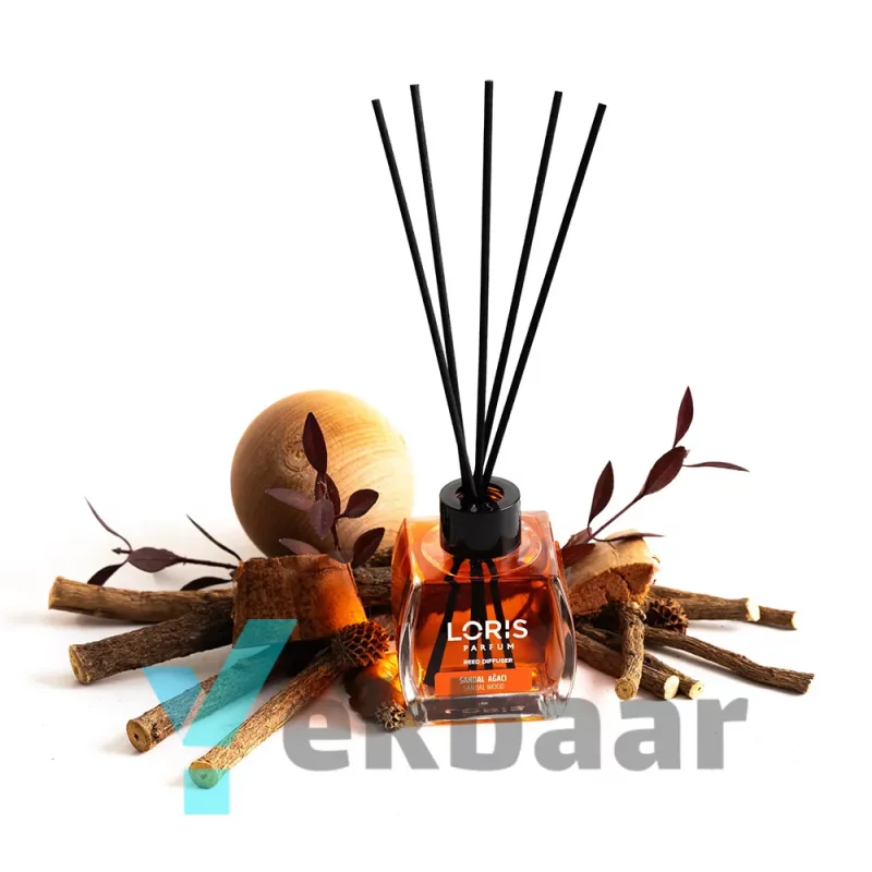 خوشبو کننده هوا لوریس LORIS رایحه چوب صندل Sandal Wood صندل وود حجم 120ml