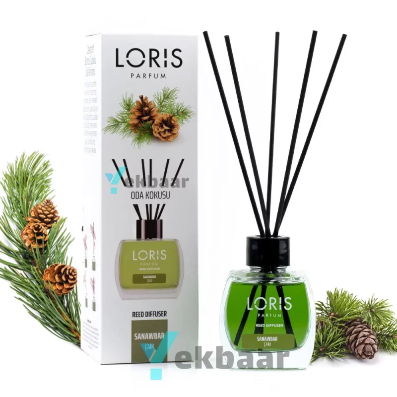 خوشبو کننده هوا لوریس LORIS رایحه صنوبر Sanawbar حجم 120ml