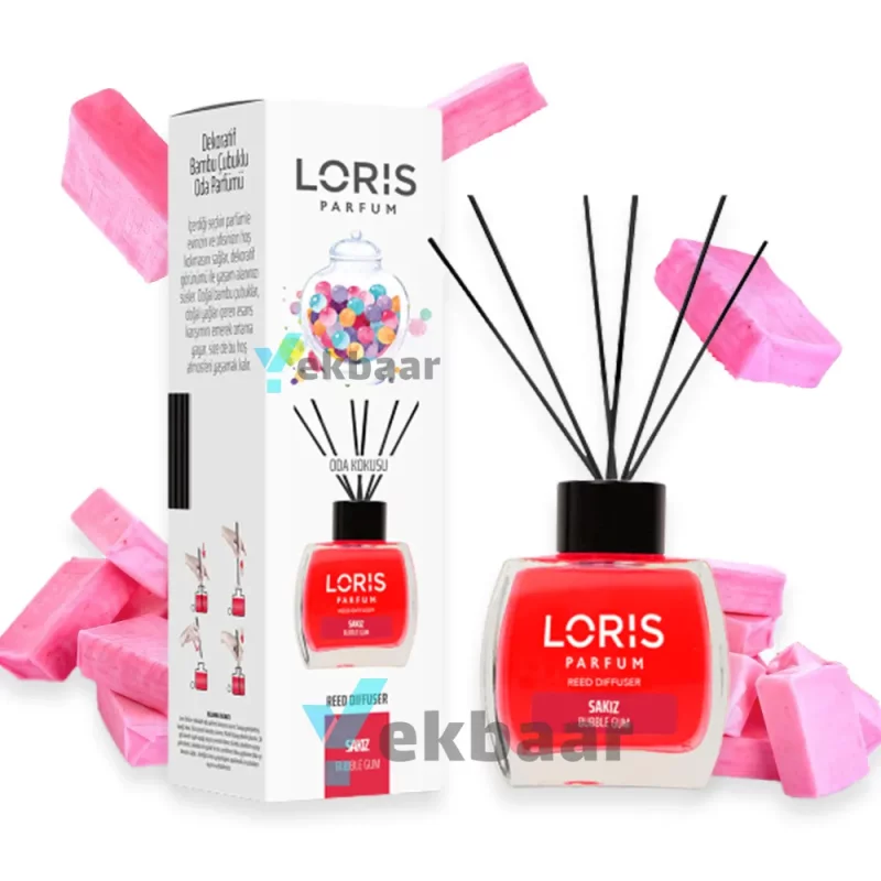 خوشبو کننده هوا لوریس LORIS رایحه آدامس بادکنکی Gum بابِل گام حجم 120ml