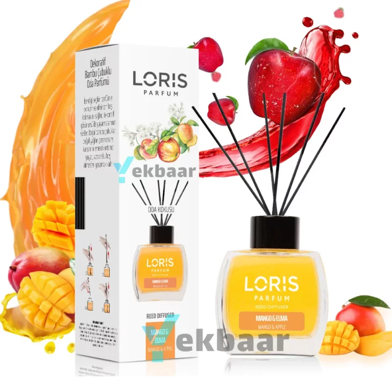 خوشبو کننده هوا لوریس LORIS رایحه انبه و سیب Mango & Apple (منگو و اپل) حجم 120ml