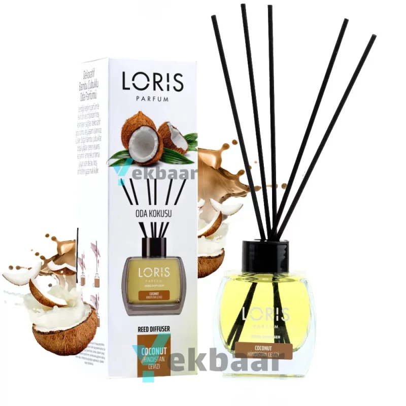 خوشبو کننده هوا لوریس LORIS رایحه نارگیل Coconut کوکونات حجم 120ml