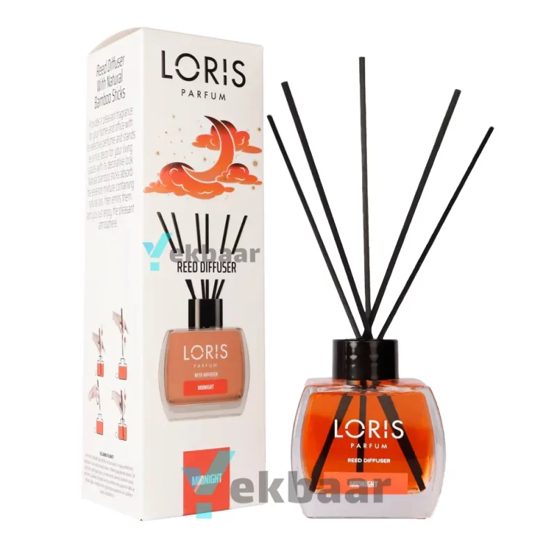 خوشبو کننده هوا لوریس LORIS رایحه نیمه شب Midnight مید نایت حجم 120ml