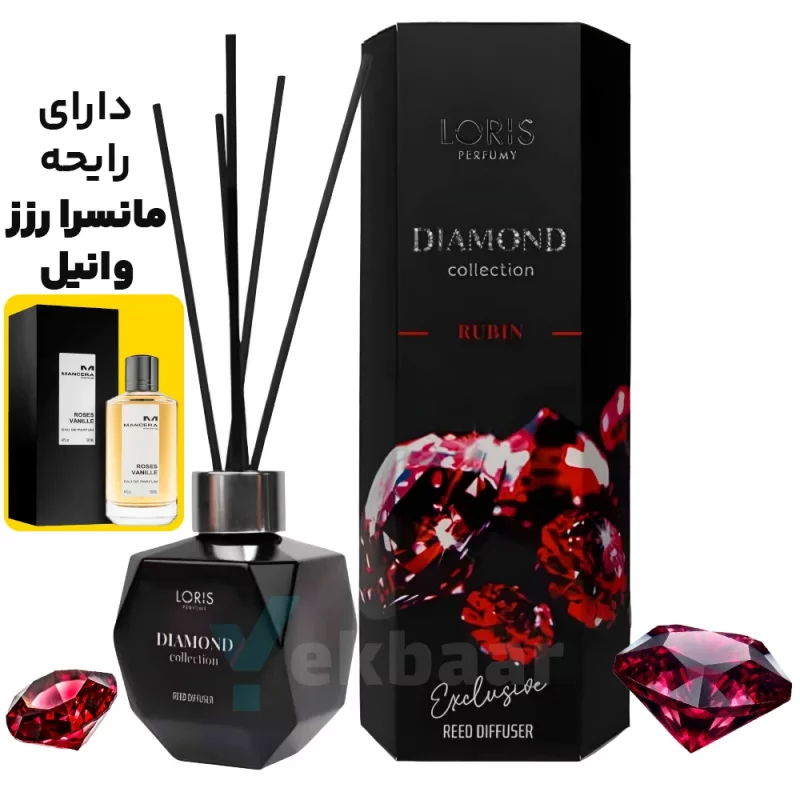 خوشبو کننده هوا لوریس اصل ترکیه - یاقوت سرخ Rubin روبی سری دایمند دایموند LORIS Exclusive