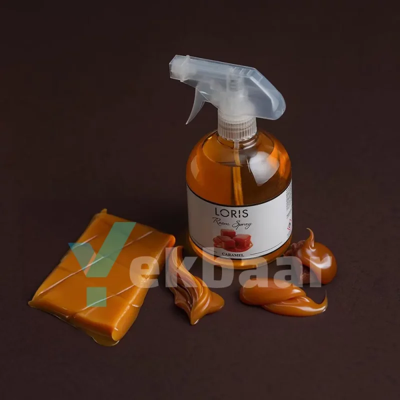 اسپری خوشبو کننده هوا لوریس LORIS مدل کارامل Caramel حجم 500ml