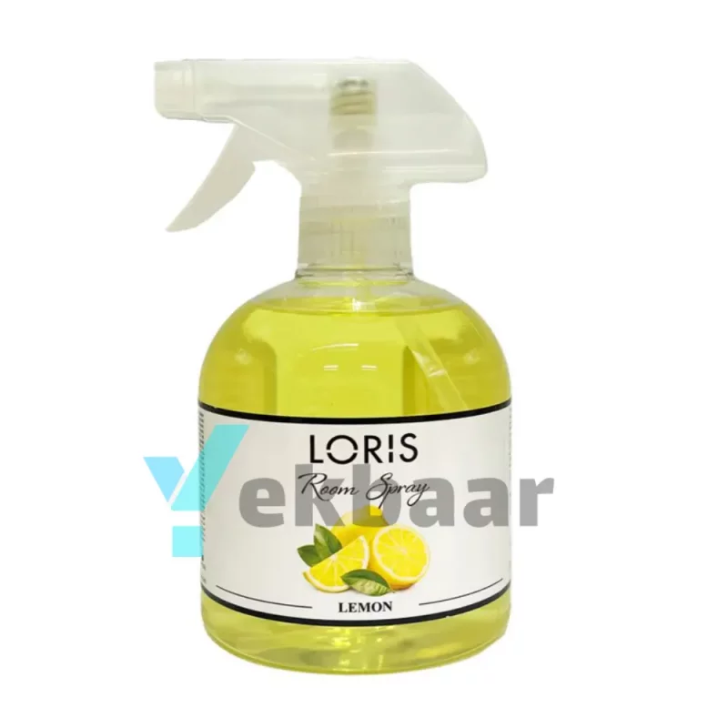 اسپری خوشبو کننده هوا لوریس LORIS مدل لیمو ترش Lemon لمون حجم 500ml