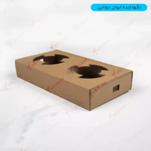 جالیوانی دو تایی کاپ هولدر بسته 100 عددی قیمت 3500