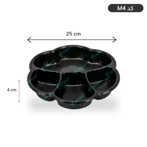 ظرف ترموفرمینگ چهارخانه کد M4