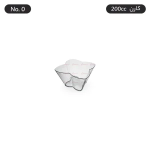 ظرف کارن 200cc شماره صفر - 6 عددی