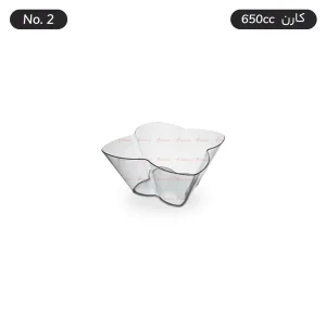 ظرف کارن 650cc شماره دو - 6 عددی