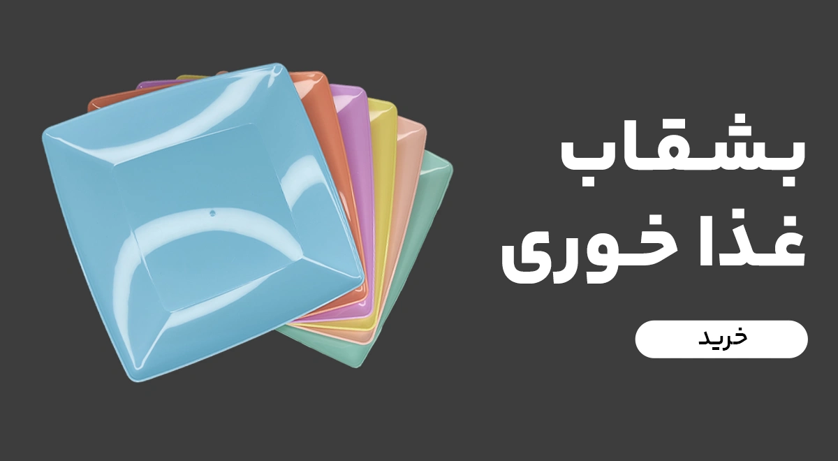 بشقاب یکبارمصرف غذا خوری 