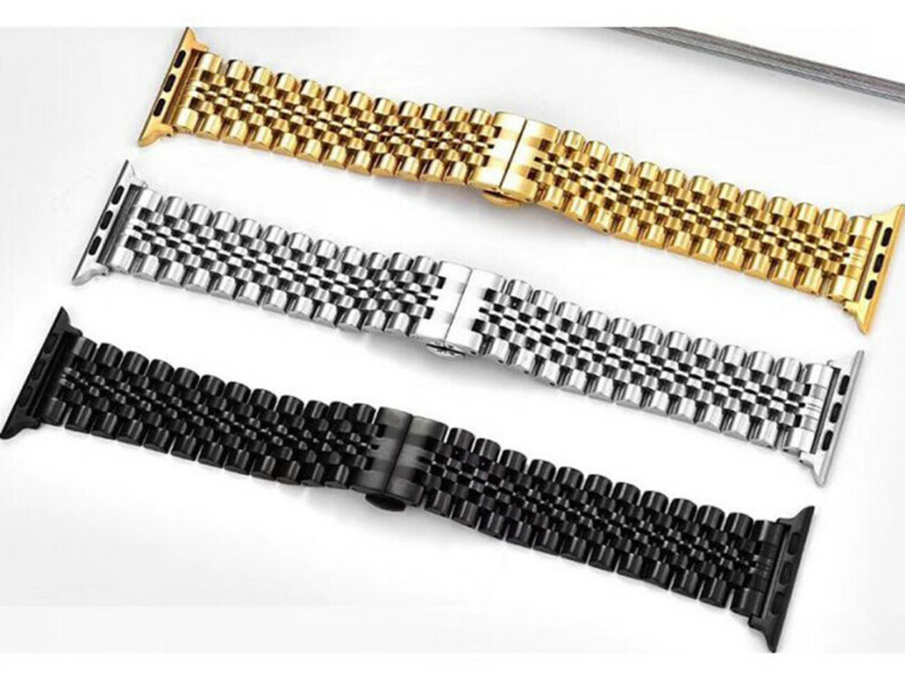 بند استیل اپل واچ 42 و 44 میلی‌متری ضدزنگ کوتتسی Coteetci W27 Stainless Steel APPLE WATCH BAND WH5242