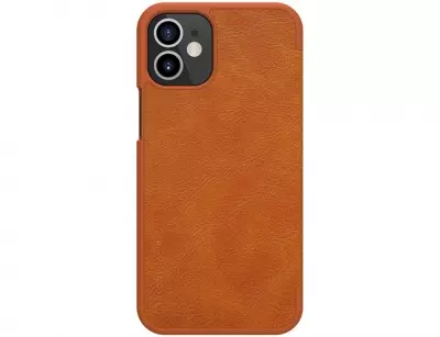 کیف چرمی نیلکین آیفون Nillkin Qin Leather Case iPhone 12 mini