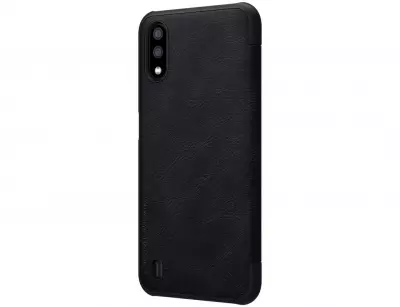 کیف چرمی نیلکین سامسونگ Nillkin Qin Leather Case Samsung Galaxy A01