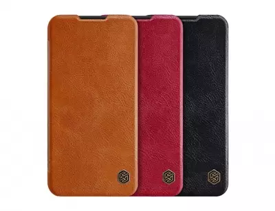 کیف چرمی نیلکین سامسونگ Nillkin Qin Leather Case Samsung Galaxy A01