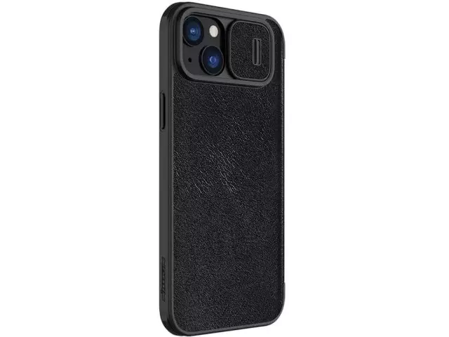 کیف کلاسوری آیفون 15 نیلکین Nillkin Apple iPhone 15 Qin Pro leather case