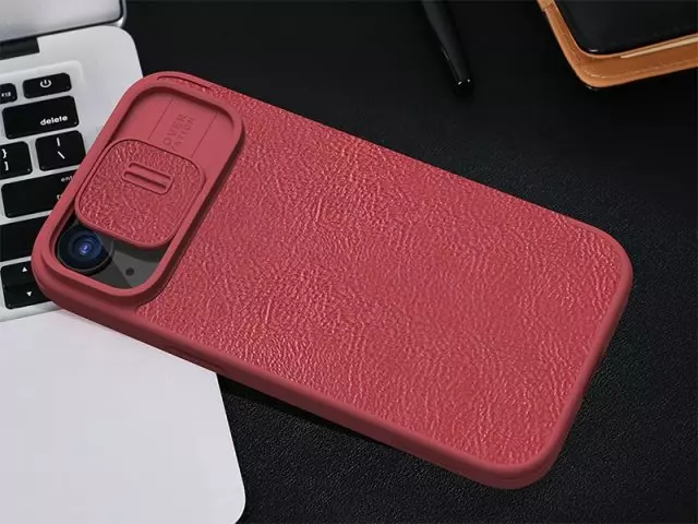 کیف کلاسوری آیفون 15 نیلکین Nillkin Apple iPhone 15 Qin Pro leather case