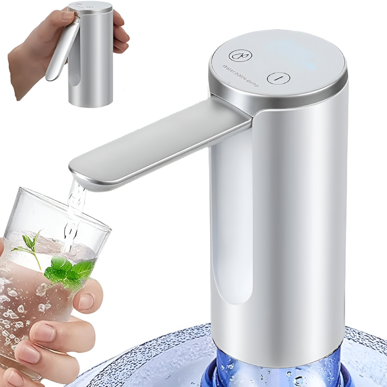 پمپ آب دیجیتالی قابل شارژ داوین WP01