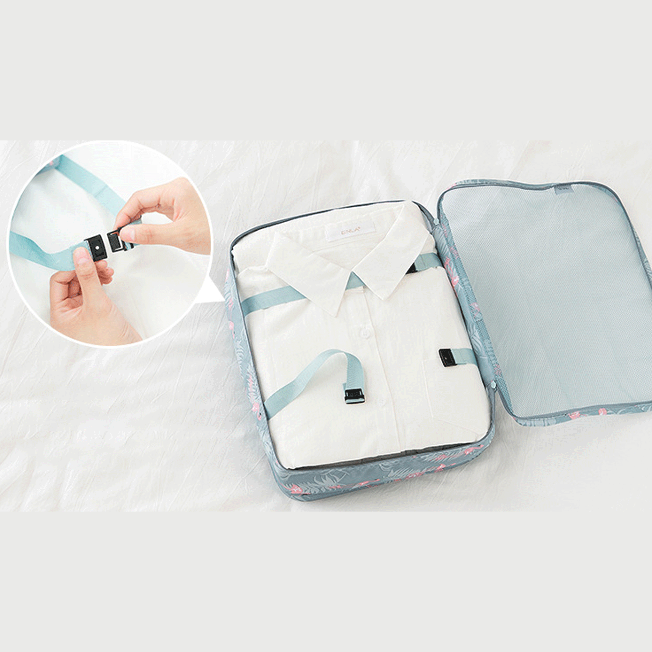 پک نظم‌دهنده چمدان و ساک برلیانس 6تیکهNew travel storage bag
