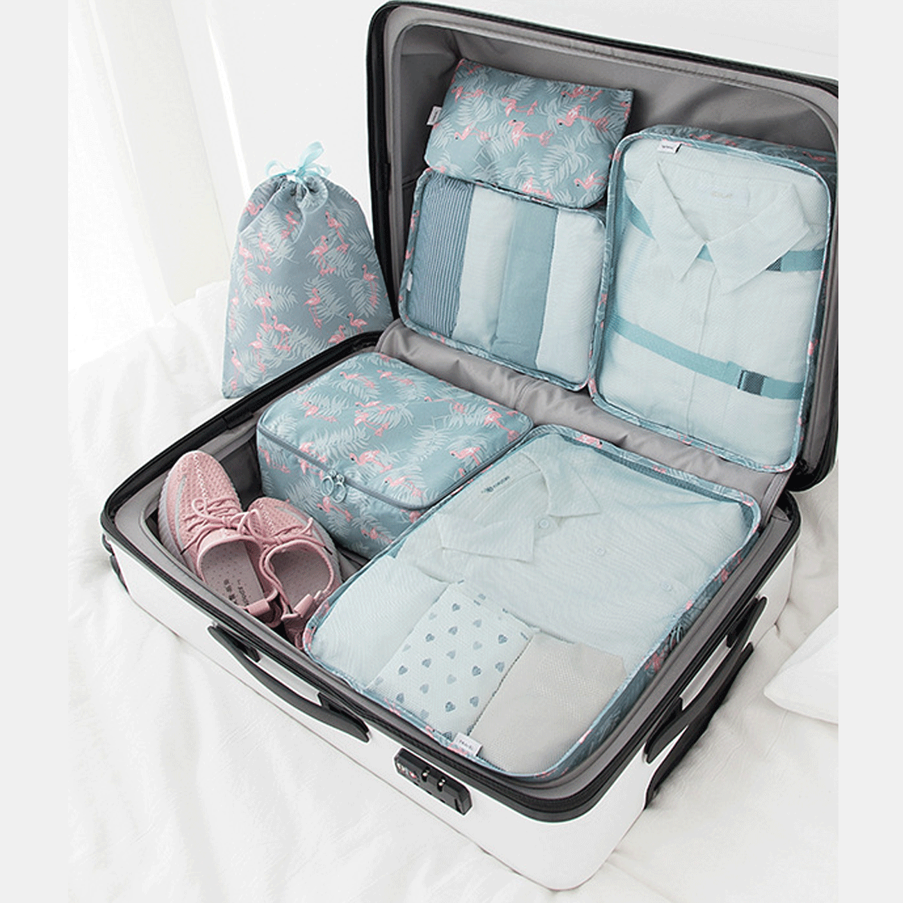 پک نظم‌دهنده چمدان و ساک برلیانس 6تیکهNew travel storage bag