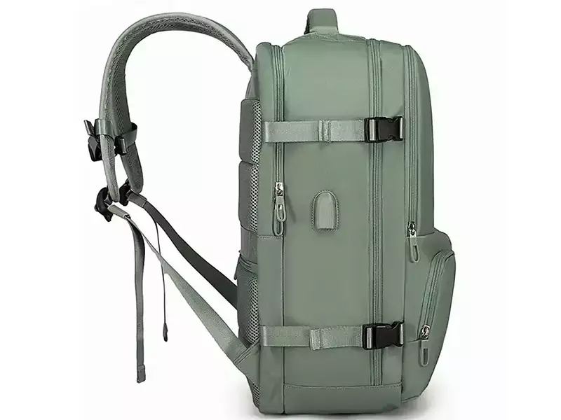 کوله پشتی لپ تاپ 17 اینچ ضدآب مسافرتی یو اس بی دار بنج  رنگ مشکی Bange BG-1800