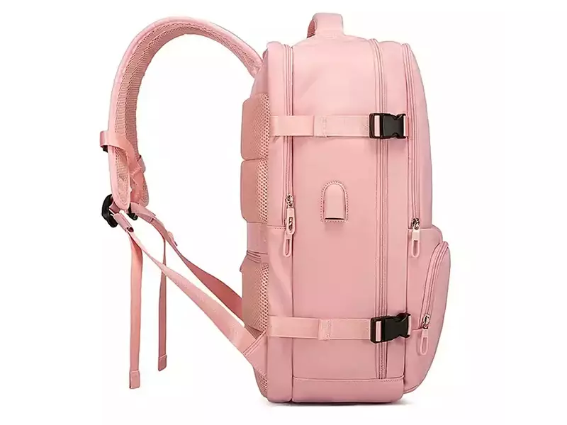 کوله پشتی لپ تاپ 17 اینچ ضدآب مسافرتی یو اس بی دار بنج  رنگ مشکی Bange BG-1800