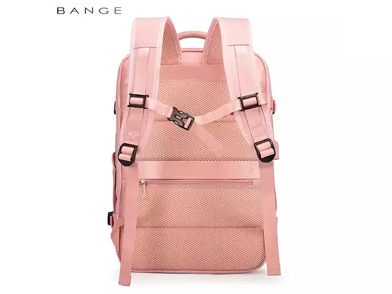 کوله پشتی لپ تاپ 17 اینچ ضدآب مسافرتی یو اس بی دار بنج  رنگ مشکی Bange BG-1800