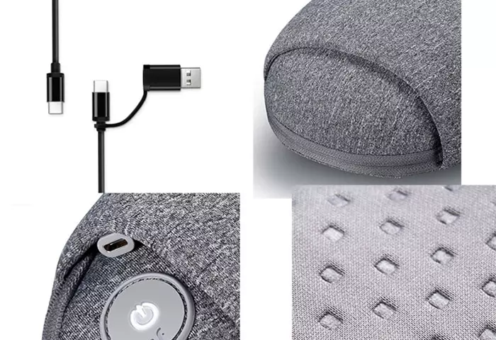 پد ماساژ حرارتی وایرلس شیائومی Xiaomi Lefan Wireless Thermal Massage Pillow LF-YK006