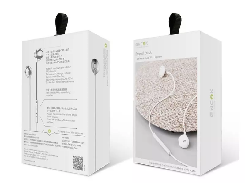 هندزفری با سیم جک 3.5 میلیمتری بیسوس Baseus Encok H06 Wire Earphones