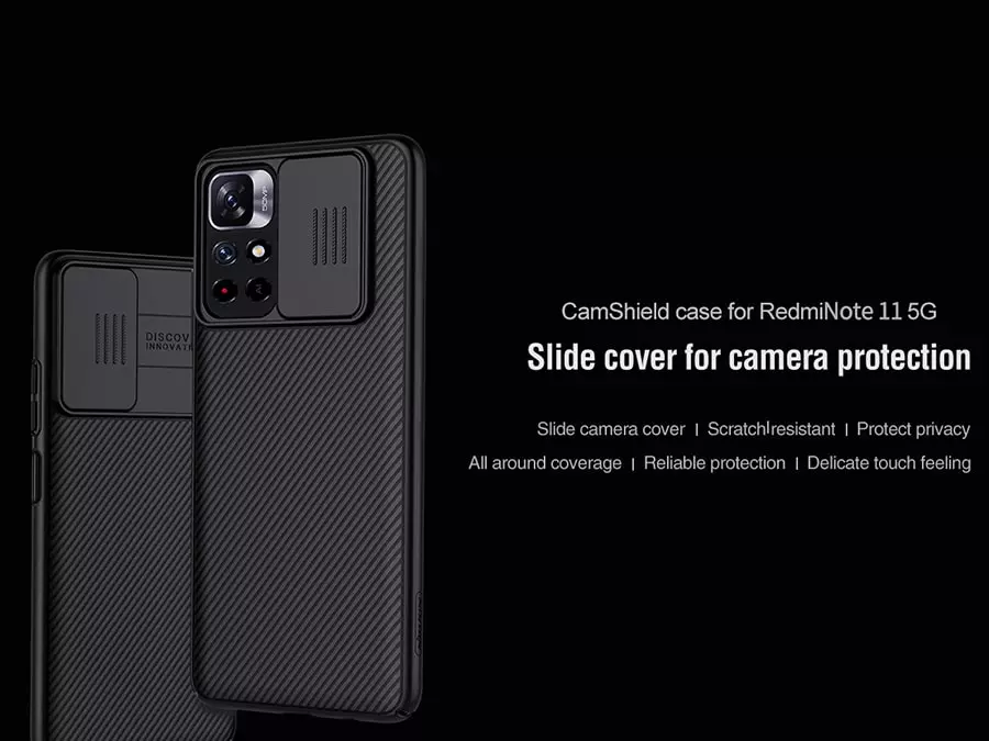 نیلکین قاب محافظ شیائومی نیلکین Nillkin Xiaomi Redmi Note 11 China/POCO M4 Pro 5G CamShield Case