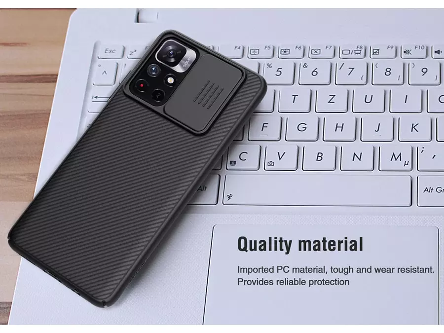 نیلکین قاب محافظ شیائومی نیلکین Nillkin Xiaomi Redmi Note 11 China/POCO M4 Pro 5G CamShield Case