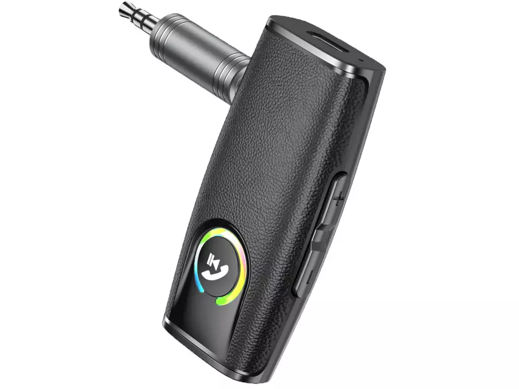 ارلدام فرستنده و گیرنده بلوتوثی ضبط خودرو با جک 3.5 میلی‌متری ارلدام EARLDOM ET-M92 BT 5.1 Transmitter and Receiver 2 in 1 Wireless 3.5mm