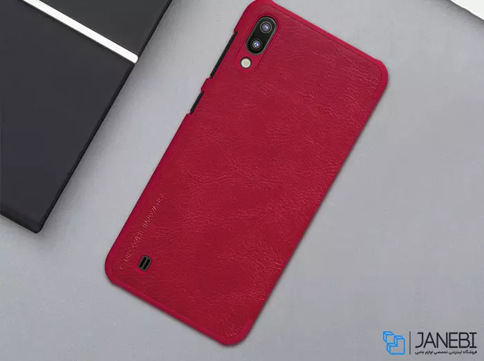 کیف چرمی نیلکین سامسونگ Nillkin Qin Leather Case Samsung Galaxy M10