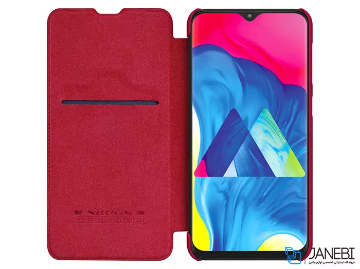 کیف چرمی نیلکین سامسونگ Nillkin Qin Leather Case Samsung Galaxy M10