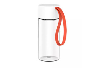 بطری شیشه ای قابل حمل شیائومی Xiaomi SJ010301 480ML Crystal Water Bottle BPA Free