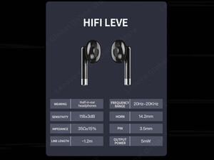 هندزفری سیمی با جک 3.5 میلی‌متری لنوو Lenovo XS11s 3.5mm Wired Earphone