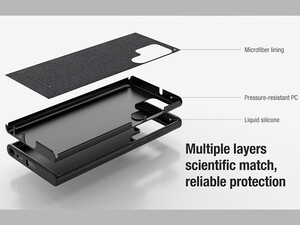 خرید قاب سیلیکونی نیلکین سامسونگ NILLKIN Samsung Galaxy S22 Ultra CamShield Silky silicone case