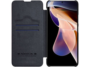 کیف چرمی محافظ نیلکین شیائومی Nillkin Xiaomi Redmi Note 11 Pro/11 Pro+ 5G Qin leather case