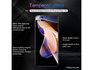 محافظ صفحه نمایش نیلکین شیائومی Nillkin Xiaomi Redmi Note 11 Pro/11 Pro+ 5G H+Pro Anti-Explosion Glass Protector